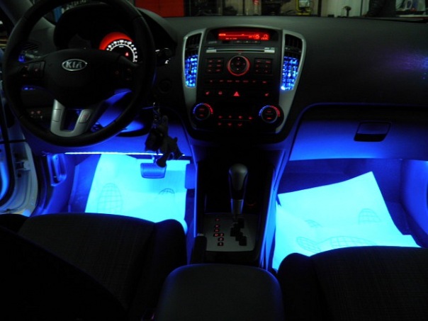 Подсветка в салоне Вашего автомобиля