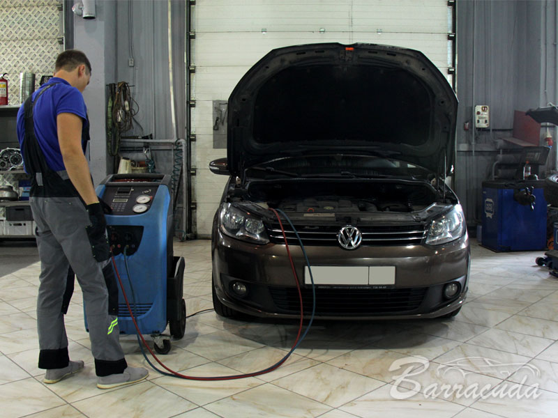 Автоматическая диагностика и заправка кондиционера Автоматическая диагностика и заправка кондиционера